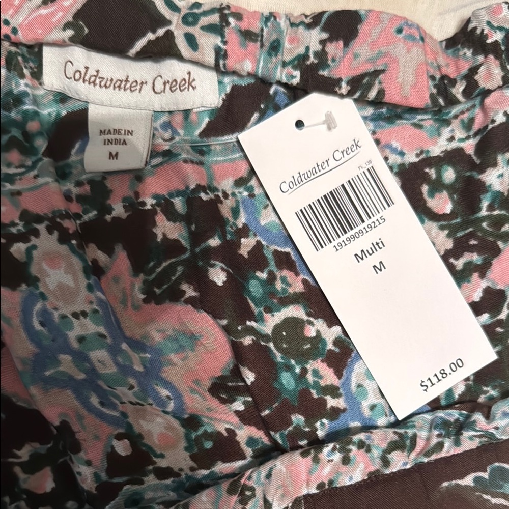 COLDWATER CREEK Boho Floral Midi Skirt - Picture 3 of 7